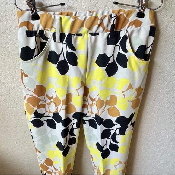 Marbella Slim Pants Yellow Brown and Black - Picture 2 of 6